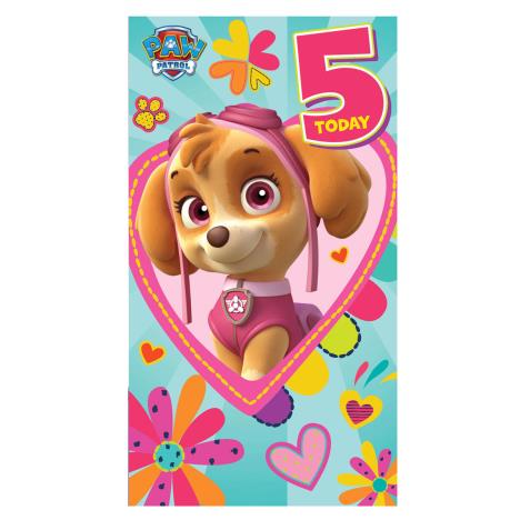 5 Today Paw Patrol 5th Birthday Card £2.45